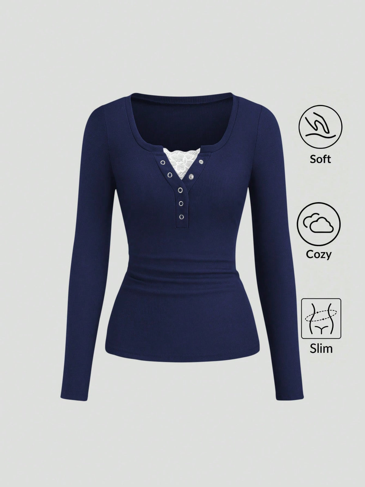 Lace Henley 5.0 fs