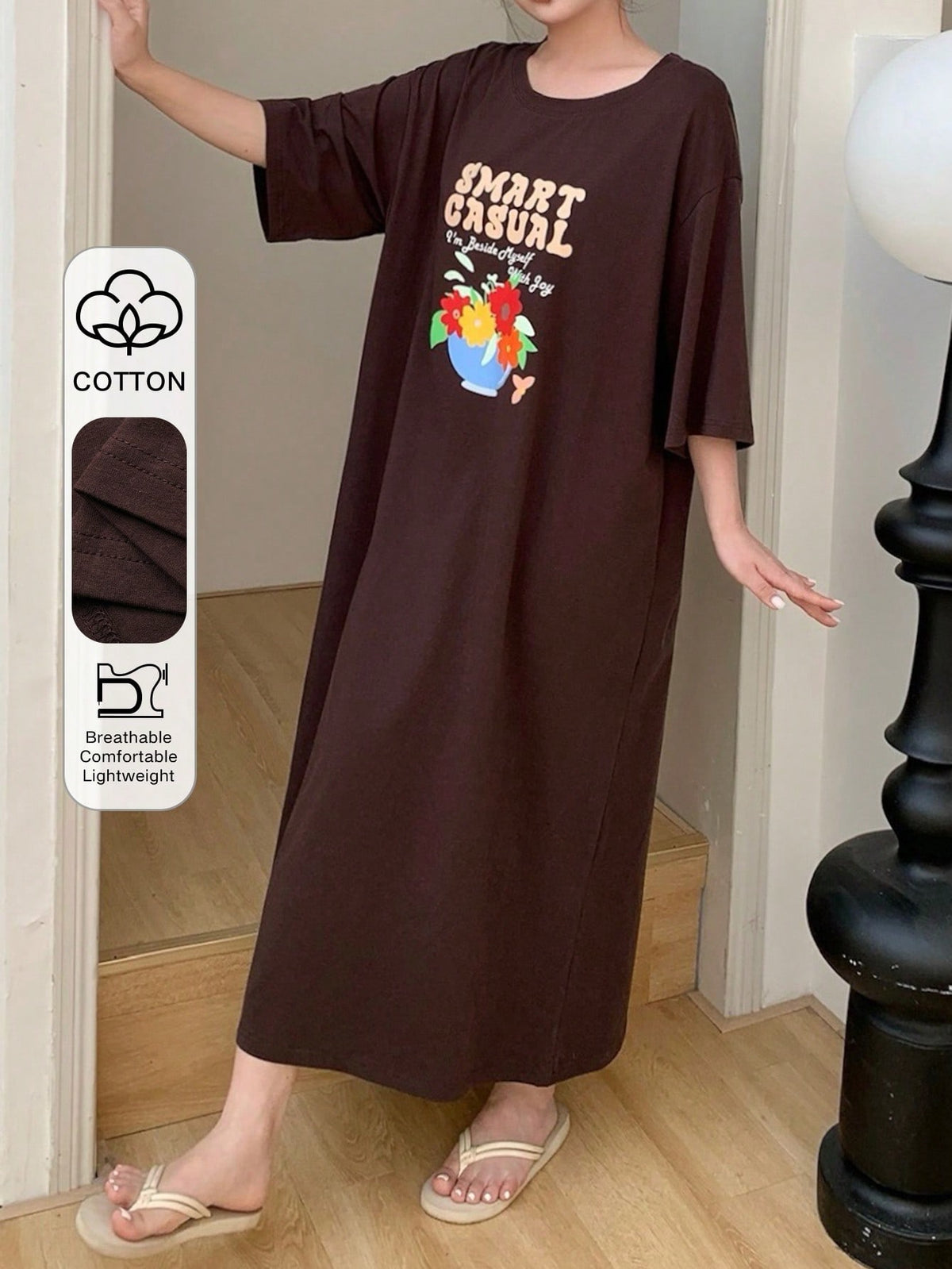 Long Maxi Dress – Printed