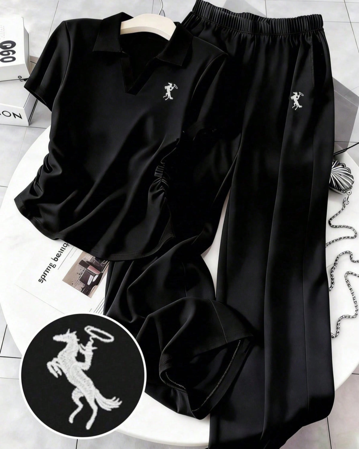 Polo Print Co-Ord Set