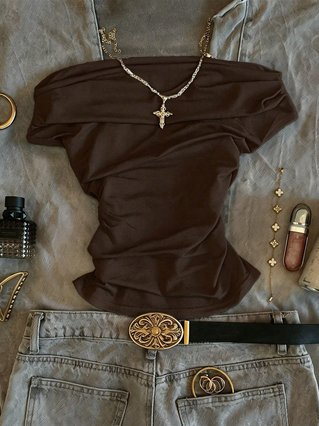 Foldover Off Shoulder HS