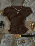 Foldover Off Shoulder HS