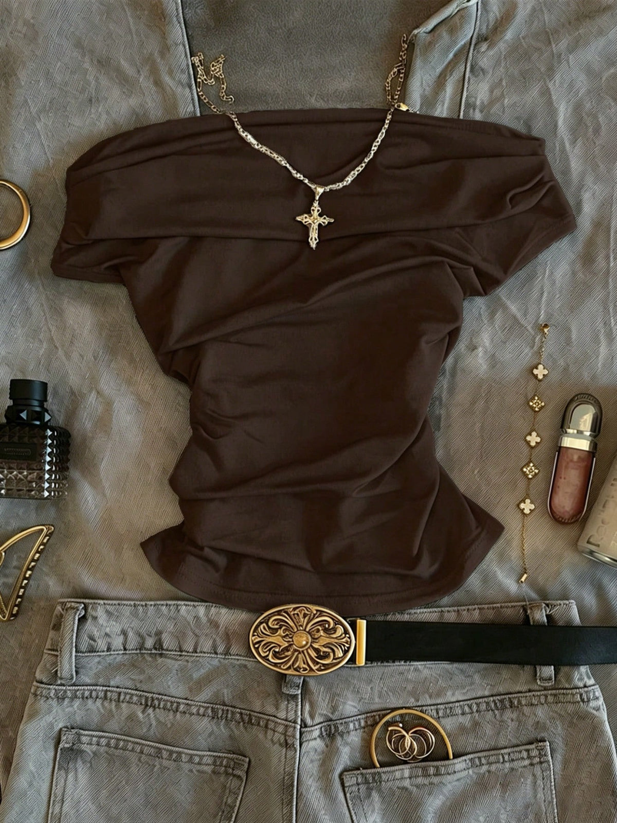 Foldover Off Shoulder HS