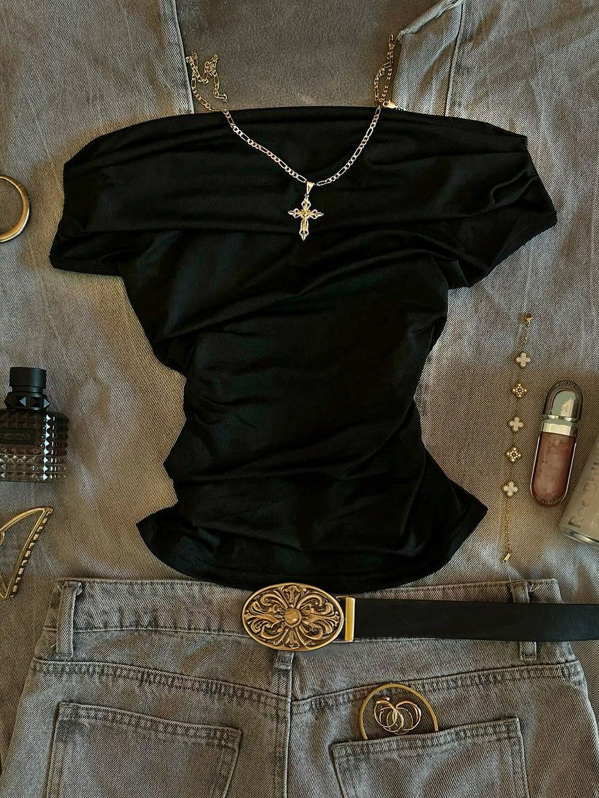 Foldover Off Shoulder HS