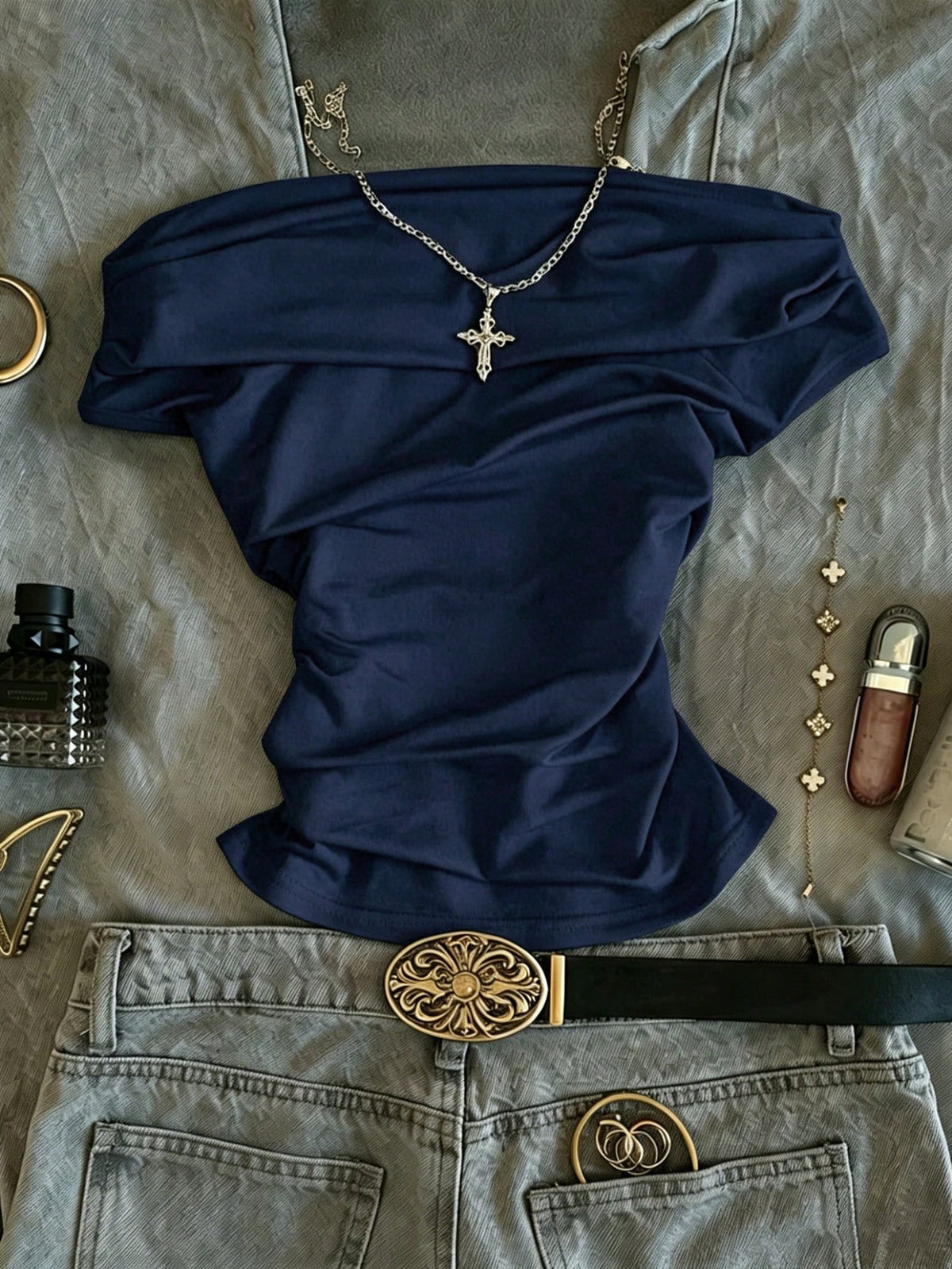 Foldover Off Shoulder HS